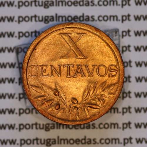 X centavos 1944 Bronze Republica Portuguesa, 10 centavos 1944 bronze, (Bela), World Coins Portugal KM 583