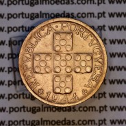 X centavos 1944 Bronze Republica Portuguesa, 10 centavos 1944 bronze, (MBC+/Bela-), World Coins Portugal KM 583