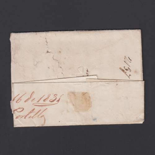 Carta Pré-Filatélica circulada de Celorico "SELORICO" para Lisboa datada de 16-10-1831