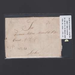 Carta Pré-Filatélica circulada de Celorico "SELORICO" para Lisboa datada de 16-10-1831