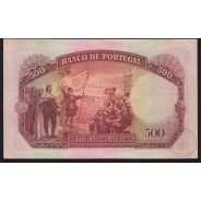 PORTUGAL - NOTA DE 500 ESCUDOS 1952 - D.JOÃO IV -Ch.8 (POUCO CIRCULADA) - 500$00