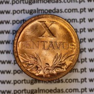 X centavos 1945 Bronze Republica Portuguesa, 10 centavos 1945 bronze, (Soberba), World Coins Portugal KM 583