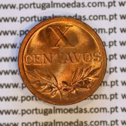 X centavos 1945 Bronze Republica Portuguesa, 10 centavos 1945 bronze, (Soberba), World Coins Portugal KM 583