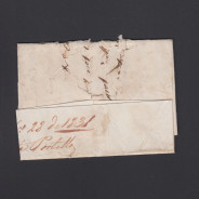 Carta Pré-Filatélica circulada de Celorico "SELORICO" para Lisboa datada de 28-10-1831