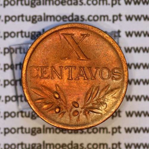X centavos 1946 Bronze Republica Portuguesa, 10 centavos 1946 bronze, (Bela), World Coins Portugal KM 583