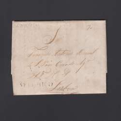 Carta Pré-Filatélica circulada de Celorico "SELORICO" para Lisboa datada de 23-11-1831