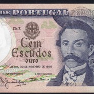 100 Escudos 1965 Camilo Castelo Branco, 100$00 30/11/1965 Chapa: 7 - Banco de Portugal (QNC) - Pick 169