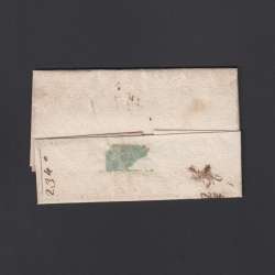Carta Pré-Filatélica circulada de Celorico "SELORICO" para Vale de Remígio datada de 21-12-1837