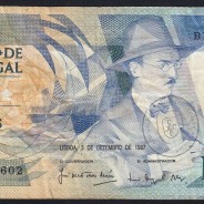 100 Escudos Fernando Pessoa 03.12.1987, One Hundred Escudos 3 december 1987 Plate 9 - Bank of Portugal, (C), Pick 179d
