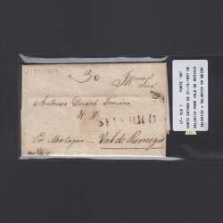 Carta Pré-Filatélica circulada de Celorico "SELORICO" para Vale de Remígio datada de 21-12-1837