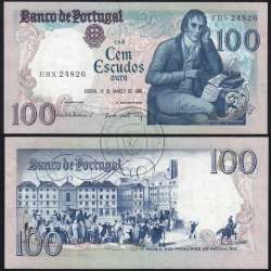 100 Escudos 1985 Bocage 12/03/1985, 100$00 Cem Escudos 12/03/1985 Chapa:8 Banco de Portugal, (PC), Pick 178d