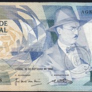 100 Escudos 1986 Fernando Pessoa 16/10/1986, 100$00 Cem Escudos 16/10/1986 Chapa:9 Banco de Portugal, (C), Pick 179a