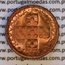 Portugal, rare variant coin of "doubled die" error of 10 centavos 1946, duplication on "X CENTAVOS", World Coins Portugal KM 583