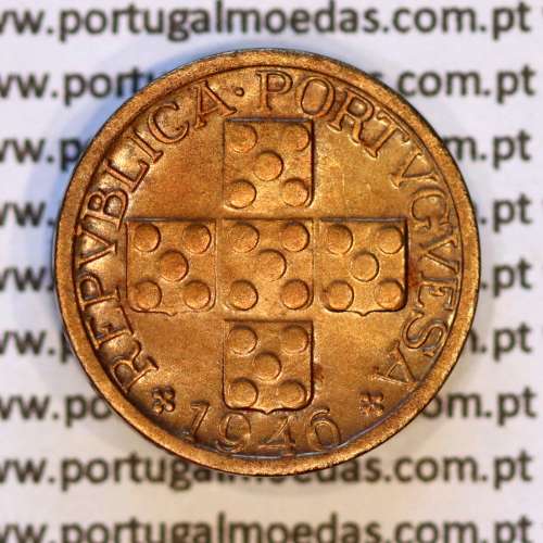 X centavos 1946 Bronze Republica Portuguesa, 10 centavos 1946 bronze, (Bela/Soberba), World Coins Portugal KM 583
