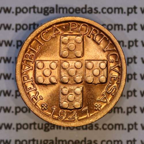 X centavos 1947 Bronze Republica Portuguesa, 10 centavos 1947 bronze, (Soberba), World Coins Portugal KM 583