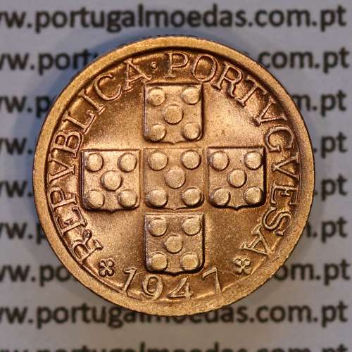 X centavos 1947 Bronze Republica Portuguesa, 10 centavos 1947 bronze, (Soberba), World Coins Portugal KM 583