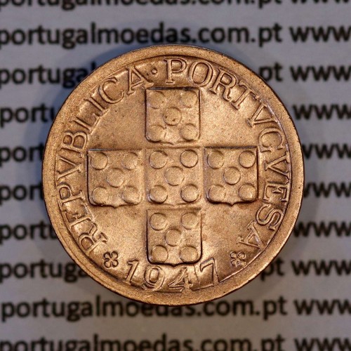 X centavos 1947 Bronze Republica Portuguesa, 10 centavos 1947 bronze, (Bela), World Coins Portugal KM 583