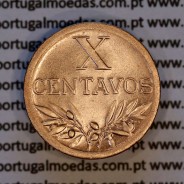 X centavos 1947 Bronze Republica Portuguesa, 10 centavos 1947 bronze, (Bela), World Coins Portugal KM 583
