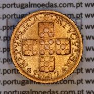 X centavos 1947 Bronze Republica Portuguesa, 10 centavos 1947 bronze, (Bela), World Coins Portugal KM 583