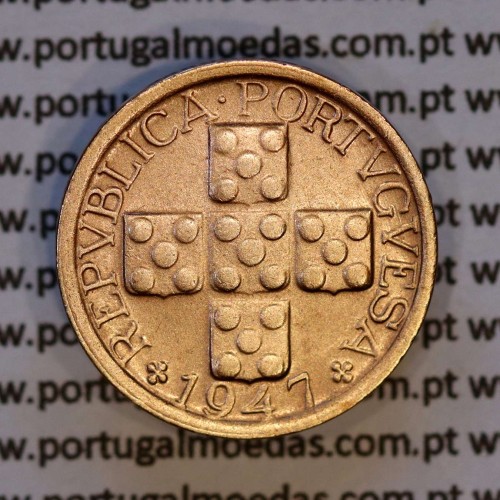 X centavos 1947 Bronze Republica Portuguesa, 10 centavos 1947 bronze, (Bela), World Coins Portugal KM 583