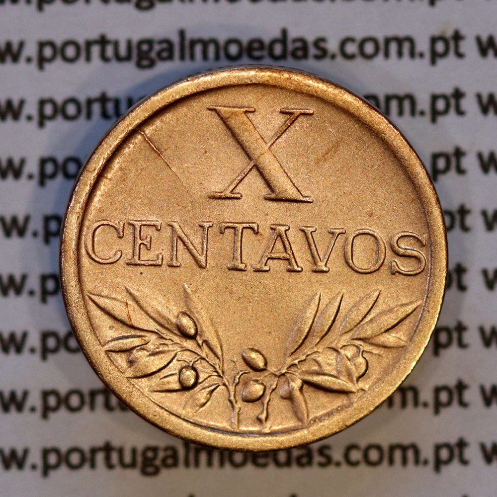 X centavos 1947 Bronze Republica Portuguesa, 10 centavos 1947 bronze, (Bela), World Coins Portugal KM 583
