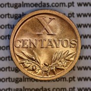 X centavos 1948 Bronze Republica Portuguesa, 10 centavos 1948 bronze, (Soberba), World Coins Portugal KM 583