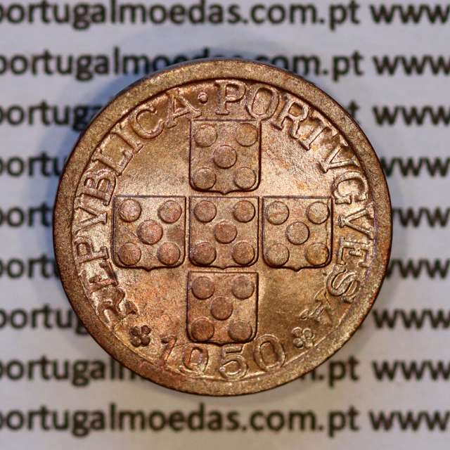 X centavos 1950 Bronze Republica Portuguesa, 10 centavos 1950 bronze, (Soberba), World Coins Portugal KM 583