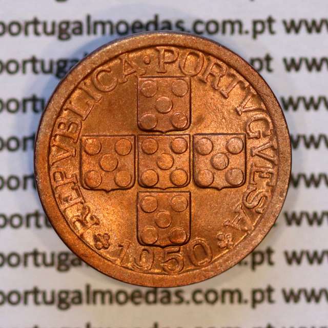 X centavos 1950 Bronze Republica Portuguesa, 10 centavos 1950 bronze, (Soberba), World Coins Portugal KM 583