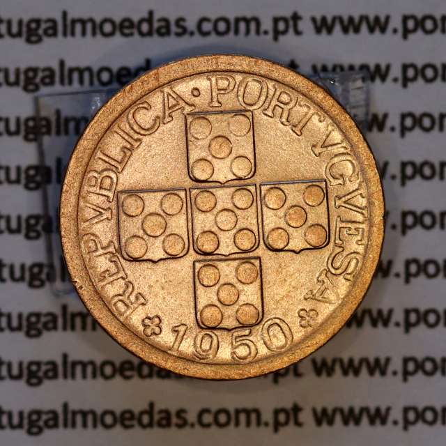 X centavos 1950 Bronze Republica Portuguesa, 10 centavos 1950 bronze, (Bela), World Coins Portugal KM 583