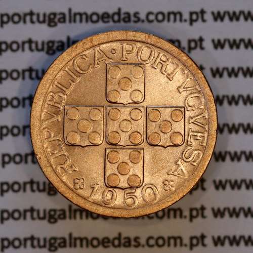 X centavos 1950 Bronze Republica Portuguesa, 10 centavos 1950 bronze, (Bela), World Coins Portugal KM 583