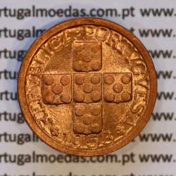 Portugal, bronze coin of 10 centavos 1953 Portuguese Republic, X centavos 1953 Bronze, (UNC), World Coins Portugal KM 583