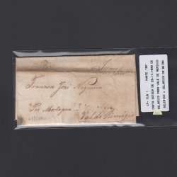 Carta Pré-Filatélica circulada de Celorico "SELORICO" para Vale de Remígio datada de 23-11-1840