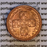 Portugal, bronze coin of 10 centavos 1955 Portuguese Republic, X centavos 1955 Bronze, (UNC), World Coins Portugal KM 583