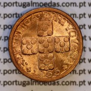 Portugal, bronze coin of 10 centavos 1955 Portuguese Republic, X centavos 1955 Bronze, (UNC), World Coins Portugal KM 583