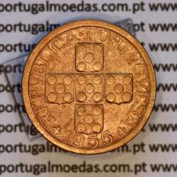 X centavos 1955 Bronze Republica Portuguesa, 10 centavos 1955 bronze, (Bela-), World Coins Portugal KM 583