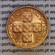X centavos 1957 Bronze Republica Portuguesa, 10 centavos 1957 bronze, (Soberba), World Coins Portugal KM 583