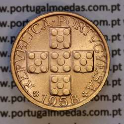 X centavos 1958 Bronze Republica Portuguesa, 10 centavos 1958 bronze, (Bela), World Coins Portugal KM 583