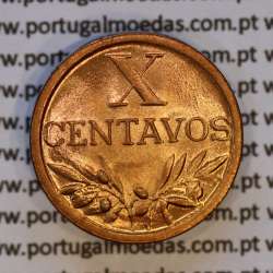 X centavos 1959 Bronze Republica Portuguesa, 10 centavos 1959 bronze, (Soberba), World Coins Portugal KM 583 X centavos 1959 Bronze Republica Portuguesa, 10 centavos 1959 bronze, (Soberba), World Coins Portugal KM 583