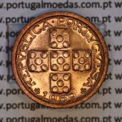 X centavos 1959 Bronze Republica Portuguesa, 10 centavos 1959 bronze, (Soberba), World Coins Portugal KM 583