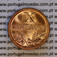 Portugal, bronze coin of 10 centavos 1959 Portuguese Republic, X centavos 1959 Bronze, (UNC), World Coins Portugal KM 583