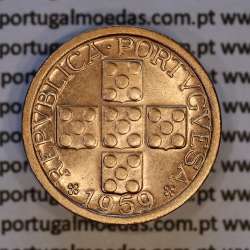 X centavos 1959 Bronze Republica Portuguesa, 10 centavos 1959 bronze, (Bela), World Coins Portugal KM 583