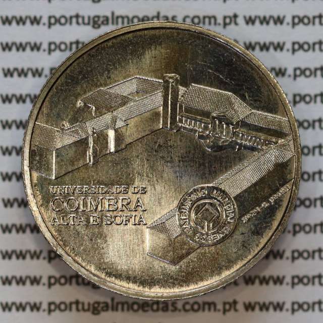 2.50€ Euros 2014, Coimbra Alta E Sofia, Cuproníquel (2,50 Euro 2014, University of Coimbra)