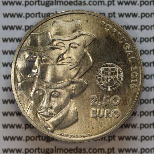 2,50€ Euros 2016, Cante Alentejano, Cuproníquel, (Portugal, 2,50 Euro 2016, Alentejo Singing)