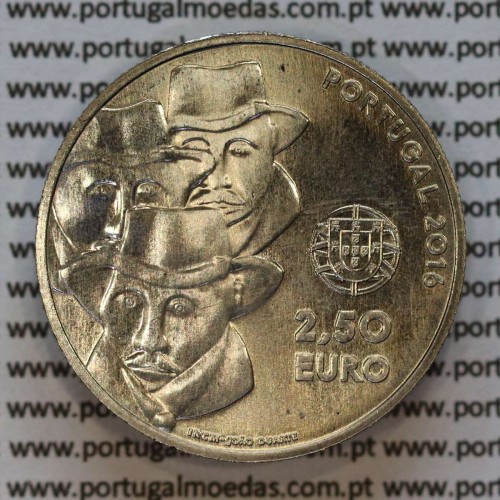 2,50€ Euros 2016, Cante Alentejano, Cuproníquel, (Portugal, 2,50 Euro 2016, Alentejo Singing)