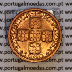 X centavos 1960 Bronze Republica Portuguesa, 10 centavos 1960 bronze, (Soberba), World Coins Portugal KM 583