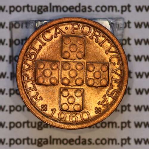 X centavos 1960 Bronze Republica Portuguesa, 10 centavos 1960 bronze, (Soberba), World Coins Portugal KM 583