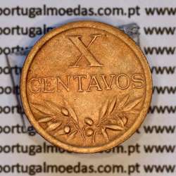 X centavos 1960 Bronze Republica Portuguesa, 10 centavos 1960 bronze, (Bela), World Coins Portugal KM 583