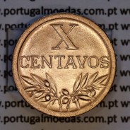 X centavos 1960 Bronze Republica Portuguesa, 10 centavos 1960 bronze, (Bela), World Coins Portugal KM 583