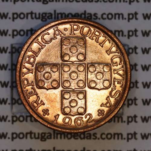 X centavos 1962 Bronze Republica Portuguesa, 10 centavos 1962 bronze, (Soberba), World Coins Portugal KM 583
