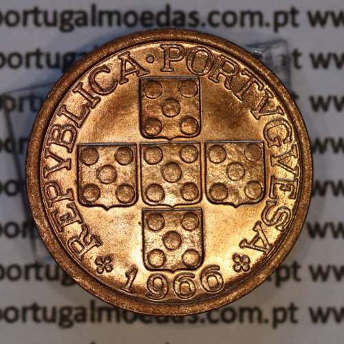 X centavos 1966 Bronze Republica Portuguesa, 10 centavos 1966 bronze, (Soberba), World Coins Portugal KM 583